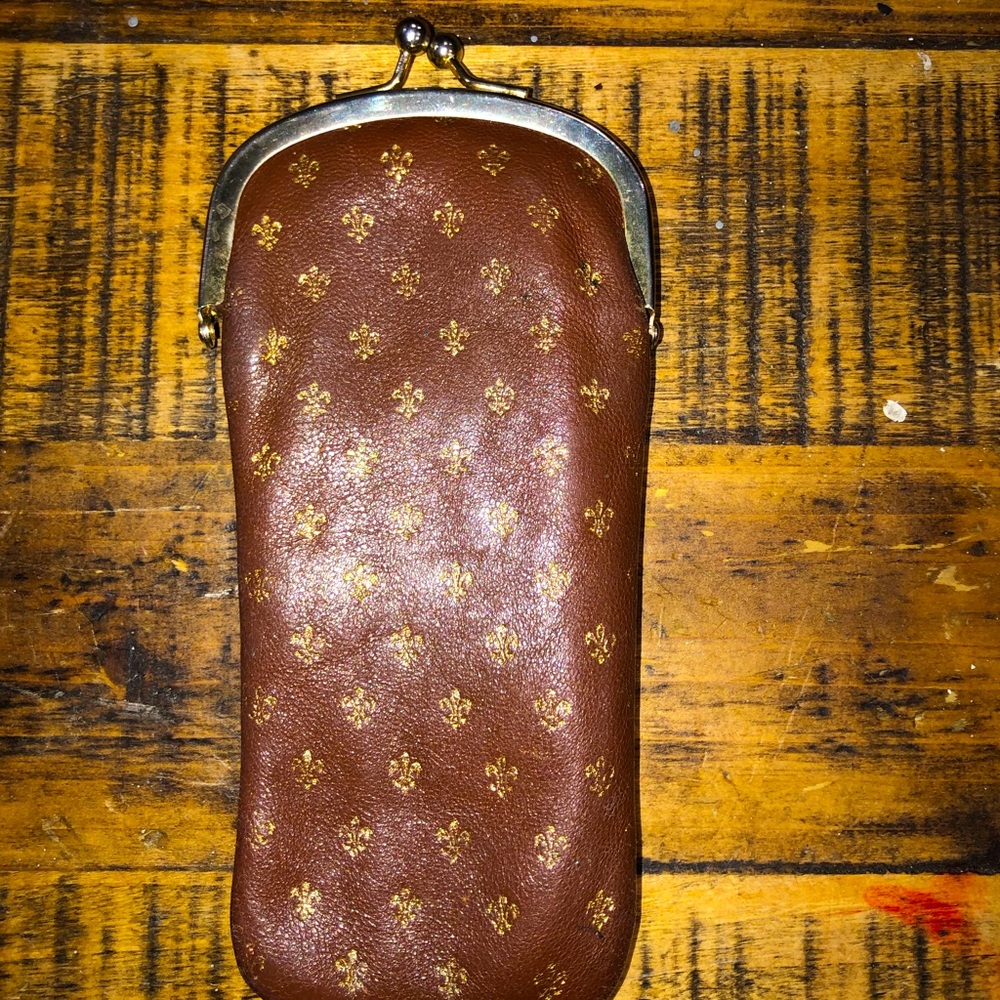 Vtg Leather Cigarette case Pack Holder
